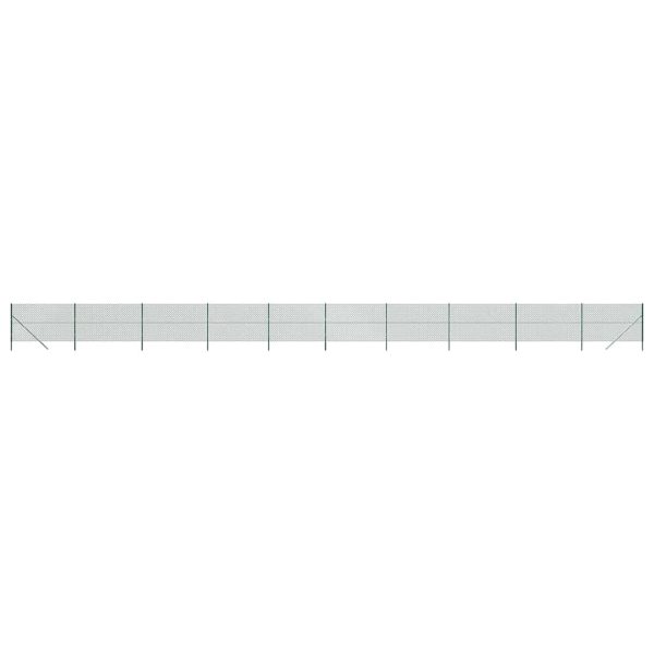 Gard de plasă de sârmă, verde, 2,2×25 m