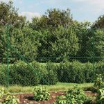 Gard plasă de sârmă cu țăruși de fixare, verde, 1,8×10 m