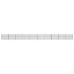 Gard plasă de sârmă cu bordură, verde, 2×25 m