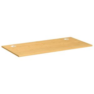 Blat de birou, 100x50x1,5 cm, bambus