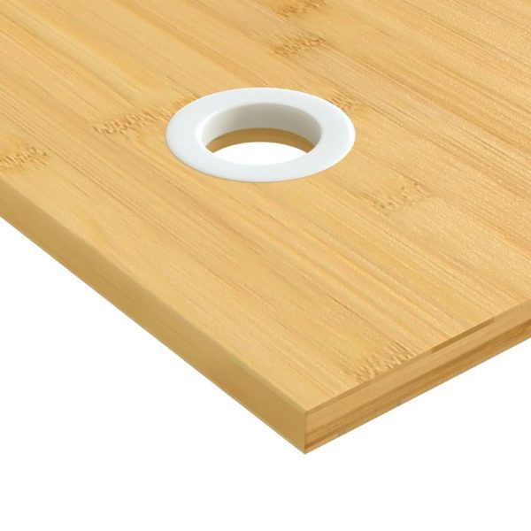 Blat de birou, 100x50x1,5 cm, bambus