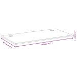 Blat de birou, 100x50x1,5 cm, bambus