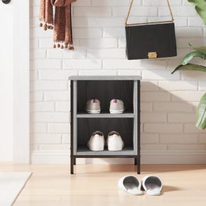 Pantofar, gri sonoma, 38x35x50 cm, lemn compozit