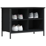 Pantofar, negru, 69x35x50 cm, lemn compozit