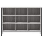 Pantofar, gri sonoma, 100x35x70 cm, lemn compozit