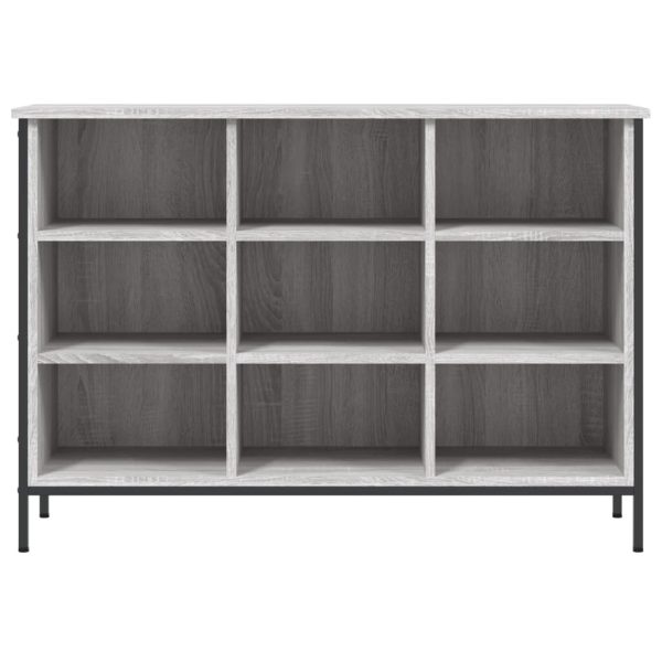 Pantofar, gri sonoma, 100x35x70 cm, lemn compozit