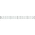 Gard plasă de sârmă, verde, 1,4×25 m, oțel galvanizat