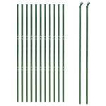 Gard plasă de sârmă, verde, 1,4×25 m, oțel galvanizat