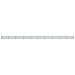 Gard plasă de sârmă cu bordură, verde, 1,1×25 m
