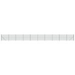 Gard plasă de sârmă cu bordură, verde, 1,8×25 m