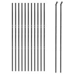 Gard plasă de sârmă, antracit, 1,6×25 m, oțel galvanizat
