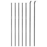 Gard plasă de sârmă, antracit, 1,4×10 m, oțel galvanizat