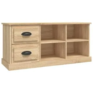 Comodă TV, stejar sonoma, 102×35,5×47,5 cm, lemn prelucrat