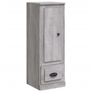 Dulap înalt, gri sonoma, 36×35,5×103,5 cm, lemn compozit