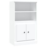 Dulap înalt, alb, 60×35,5×103,5 cm, lemn prelucrat