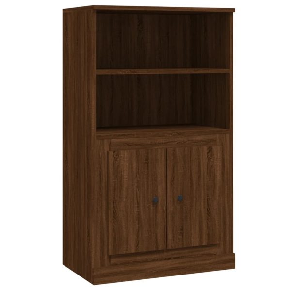 Dulap înalt, stejar maro, 60×35,5×103,5 cm, lemn prelucrat