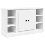 Servantă, alb, 100×35,5×60 cm, lemn prelucrat