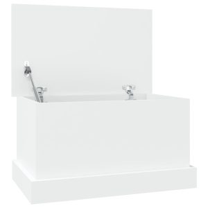 Raft de depozitare, alb, 50x30x28 cm, lemn prelucrat