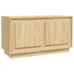 Dulap TV, stejar sonoma, 80x35x45 cm, lemn prelucrat