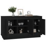 Dulap, negru, 102x35x55 cm, lemn prelucrat