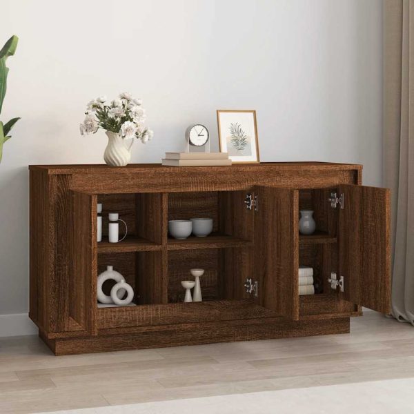 Dulap, stejar maro, 102x35x55 cm, lemn prelucrat