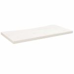 Blat de birou, alb, 80x40x2,5 cm, lemn masiv de pin