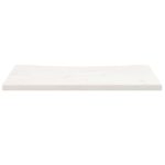 Blat de birou, alb, 80x40x2,5 cm, lemn masiv de pin