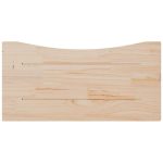 Blat de birou, alb, 80x40x2,5 cm, lemn masiv de pin