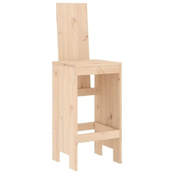 Set bar de grădină, 7 piese, lemn masiv de pin