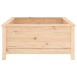 Jardinieră de grădină, 82,5×82,5×39 cm, lemn masiv de pin