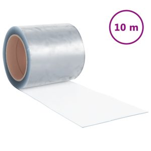 Perdea pentru ușă, transparent, 200 mmx1,6 mm 10 m, PVC
