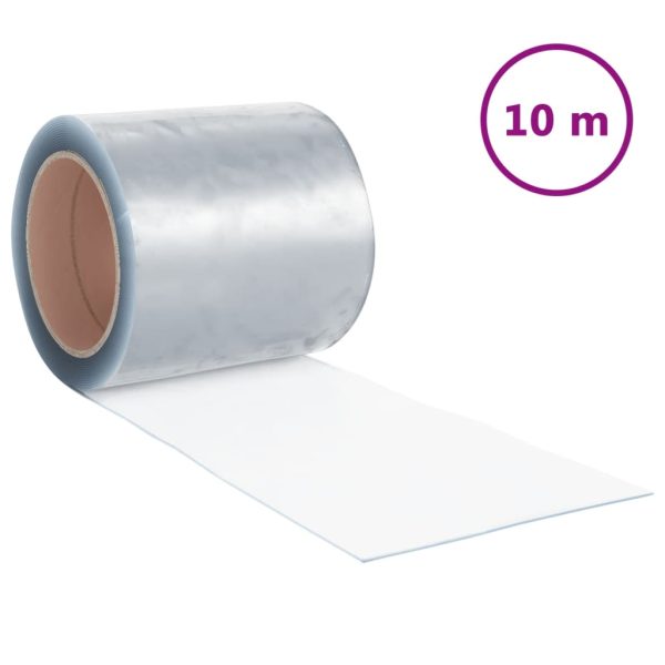 Perdea pentru ușă, transparent, 200 mmx1,6 mm 10 m, PVC