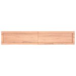 Raft de perete maro deschis 160x30x(2-6) cm lemn stejar tratat