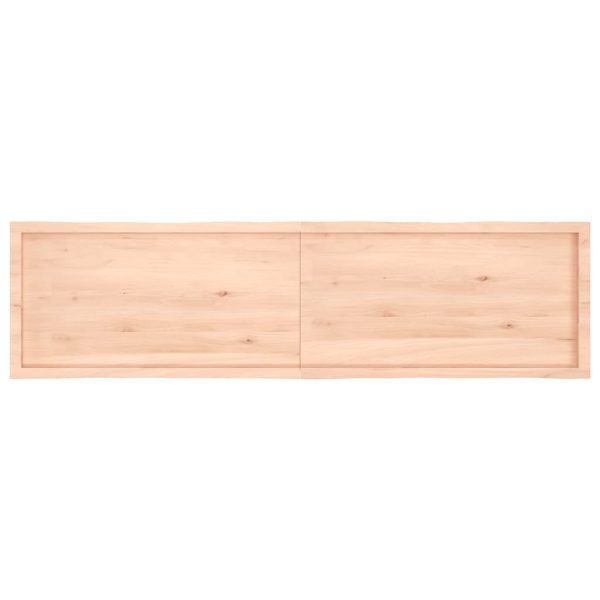 Blat masă 200x50x(2-6) cm lemn stejar netratat contur organic