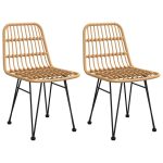 Set mobilier de grădină, 3 piese, poliratan
