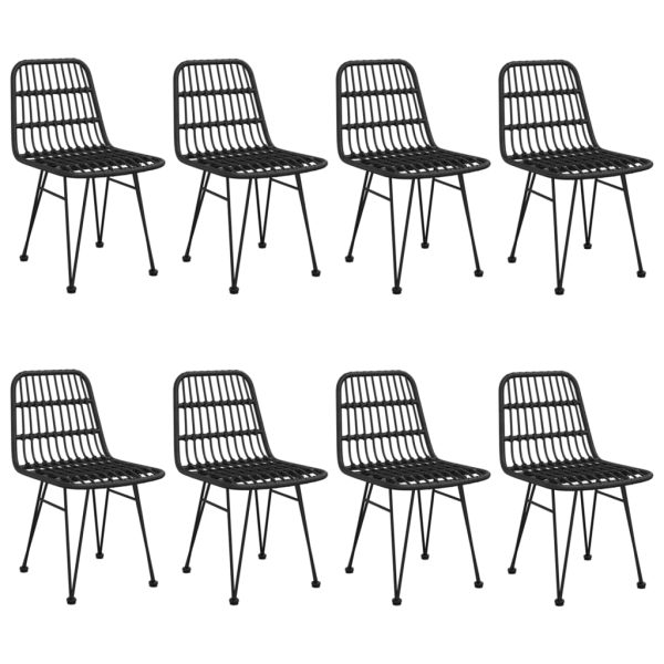 Set mobilier de grădină, 9 piese, poliratan
