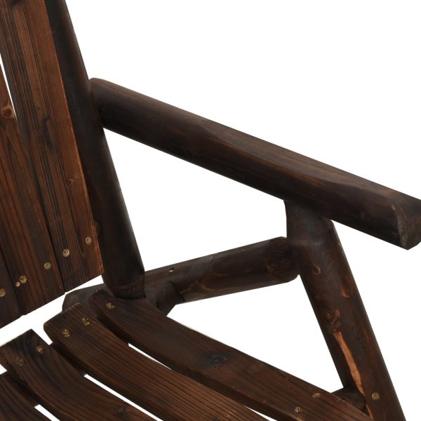Set mobilier de grădină, 3 piese, lemn masiv de molid