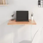 Blat de masă maro deschis 60x50x2 cm, lemn masiv stejar tratat