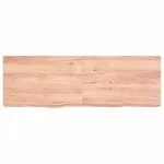 Blat de masă maro 120x40x(2-6) cm, lemn masiv stejar tratat