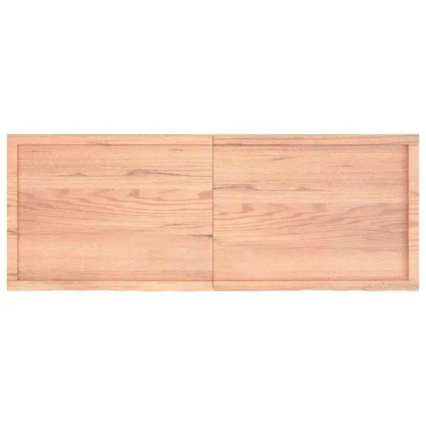 Blat de masă maro 160x60x(2-4) cm, lemn masiv stejar tratat