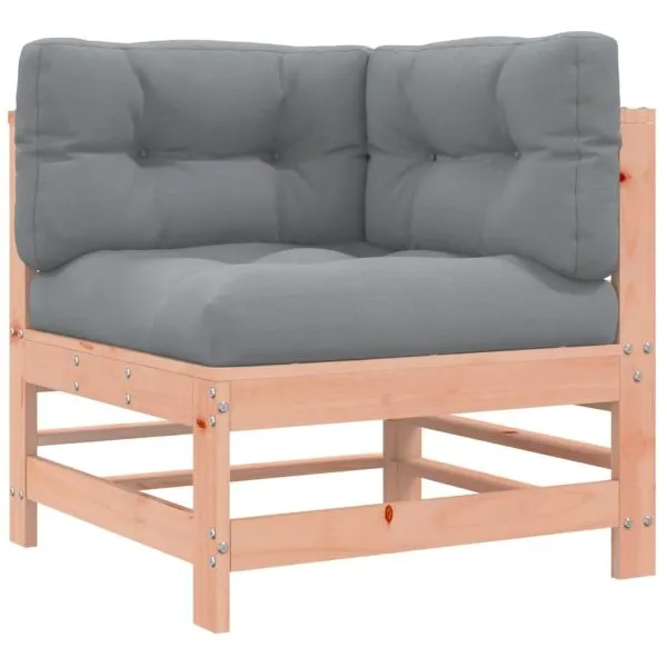 Set mobilier de grădină cu perne, 5 piese, lemn masiv douglas