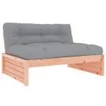 Set mobilier de grădină cu perne, 5 piese, lemn masiv douglas