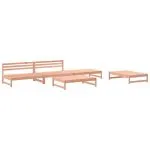 Set mobilier relaxare de grădină, 5 piese, lemn masiv douglas