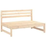 Set mobilier relexare de grădină, 6 piese, lemn masiv de pin