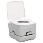 Set portabil cu toaletă și rezervor de apă pentru camping