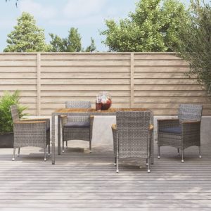 Set mobilier de grădină cu perne