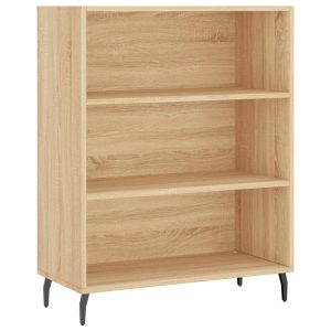 Dulap cu rafturi, stejar sonoma, 69,5×32,5×90 cm, lemn compozit