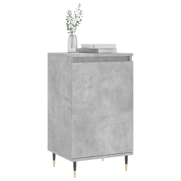 Dulap, gri beton, 40x35x70 cm, lemn prelucrat