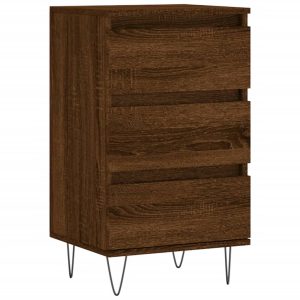 Dulap, stejar maro, 40x35x70 cm, lemn prelucrat