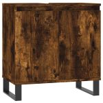 Dulap de baie, stejar sonoma, 58x33x60 cm, lemn prelucrat